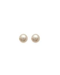 Boucles D'oreilles Tige Argent Perles Imitation